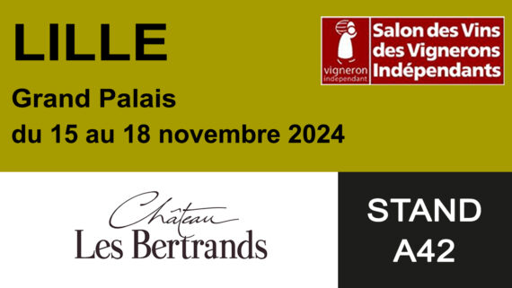 SALON DES VIGNERONS INDEPENDANTS DE LILLE DU 15 AU 18 NOVEMBRE 2024