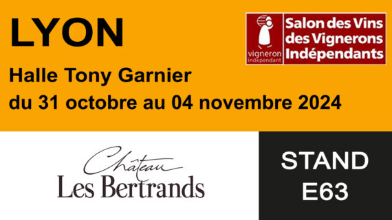 SALON DES VIGNERONS INDEPENDANTS DE LYON DU 31 octobre au 04 NOVEMBRE 2024